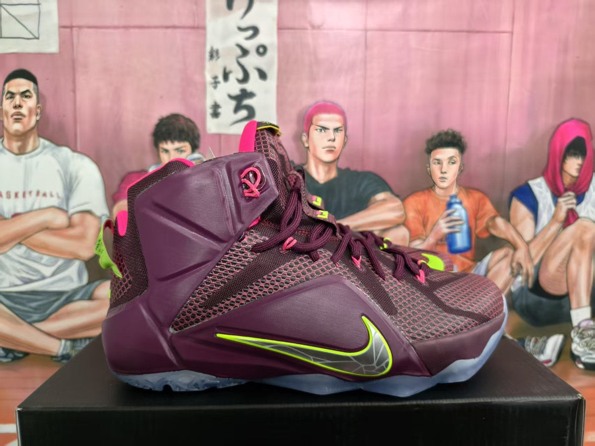 Nike Basketball Sneakers Maroon High-Top