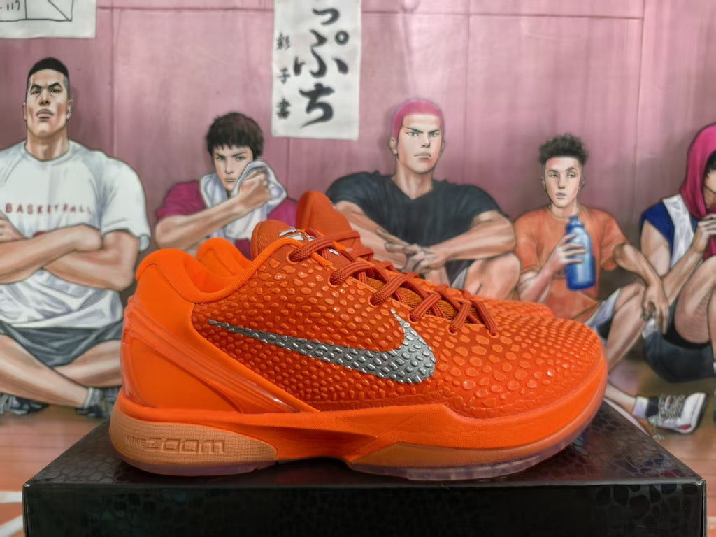 Nike Zoom Basketball Sneakers Orange