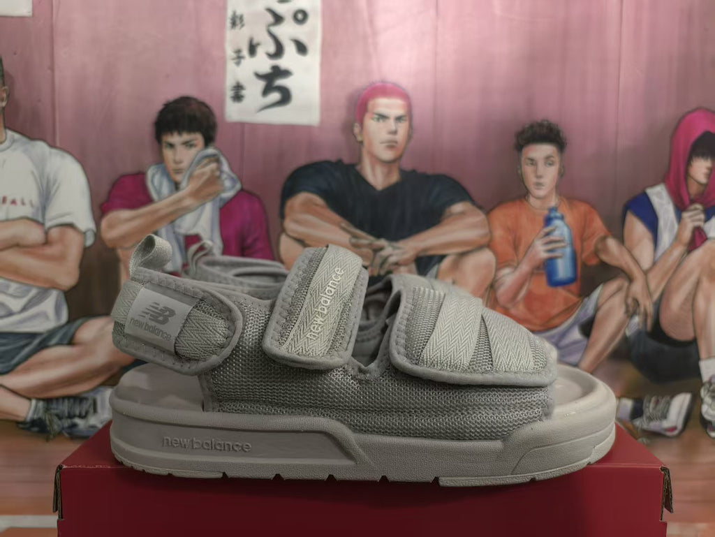 New Balance Grey Adjustable Strap Sandals EU 36-45