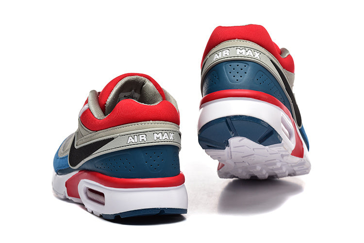Nike Air Max BW Sneakers in Grey, Blue, Red and Black