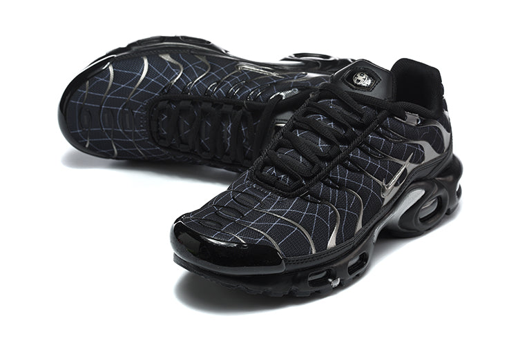 Nike Air Max Plus Black Grid Print Sneakers