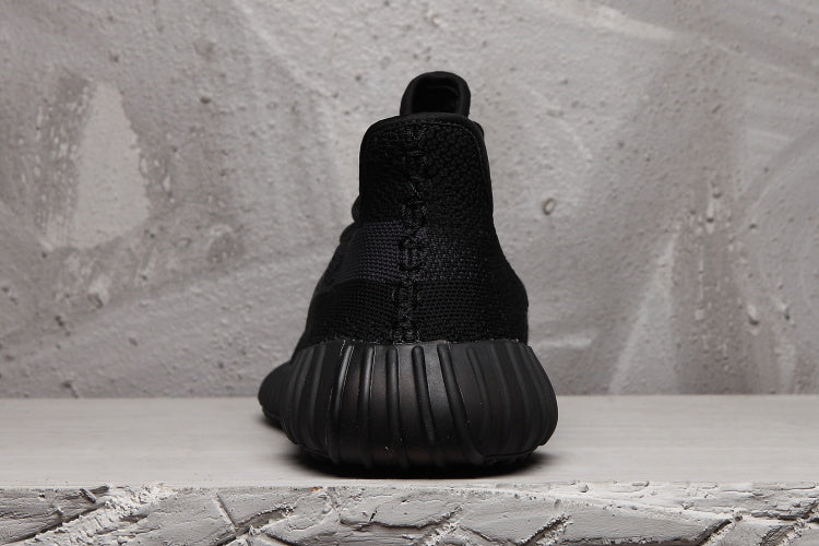 Yeezy 350 V2 Black Knit Sneakers