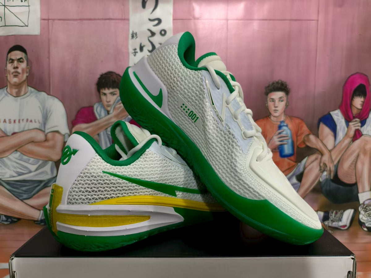 Nike KD Basketball Sneakers White Green Yellow