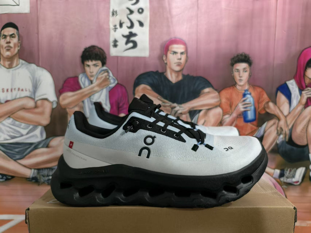 On Running Shoes in White and Black