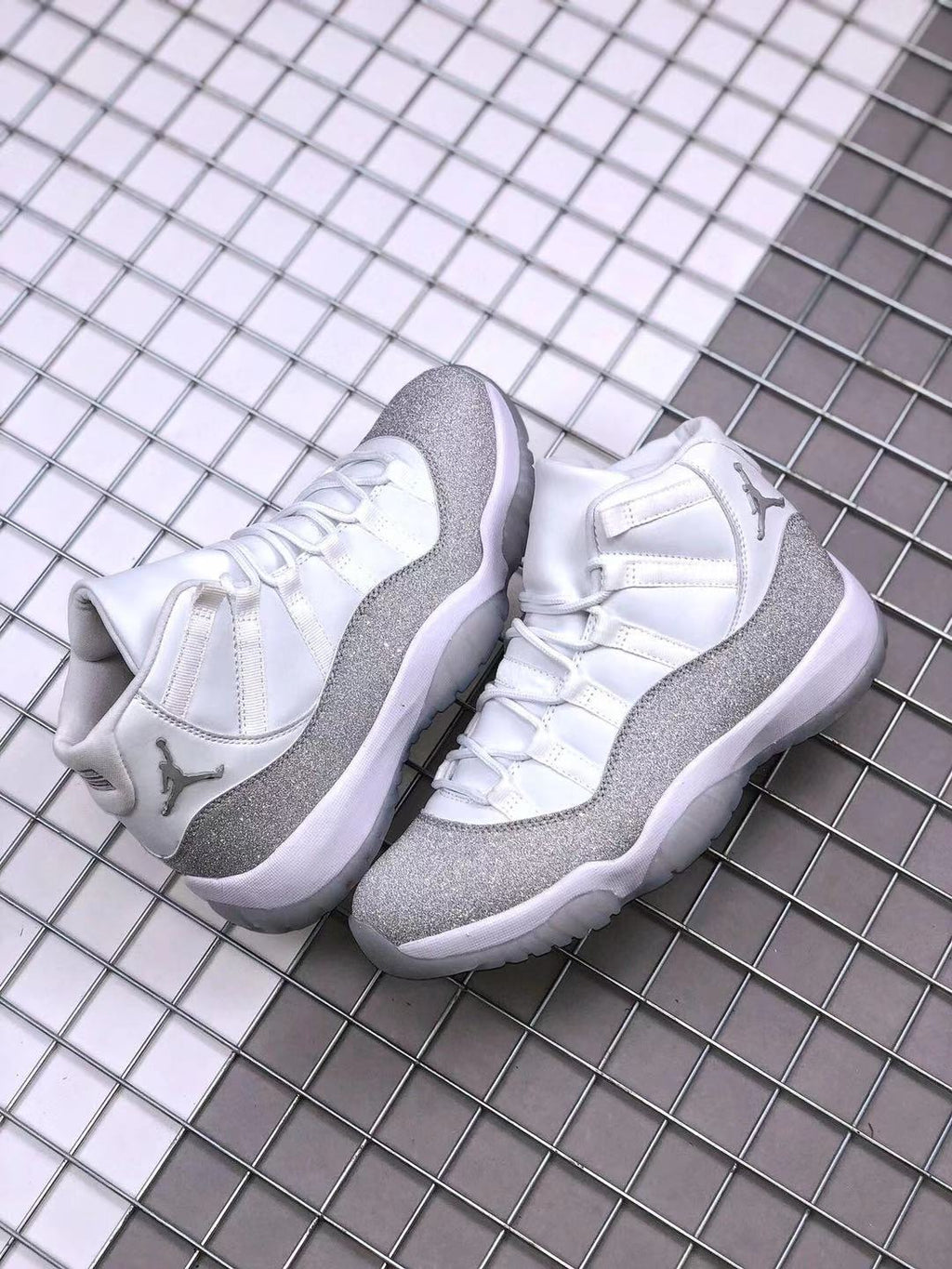 Jordan Air Jordan 11 WMNS White Glitter Sneakers