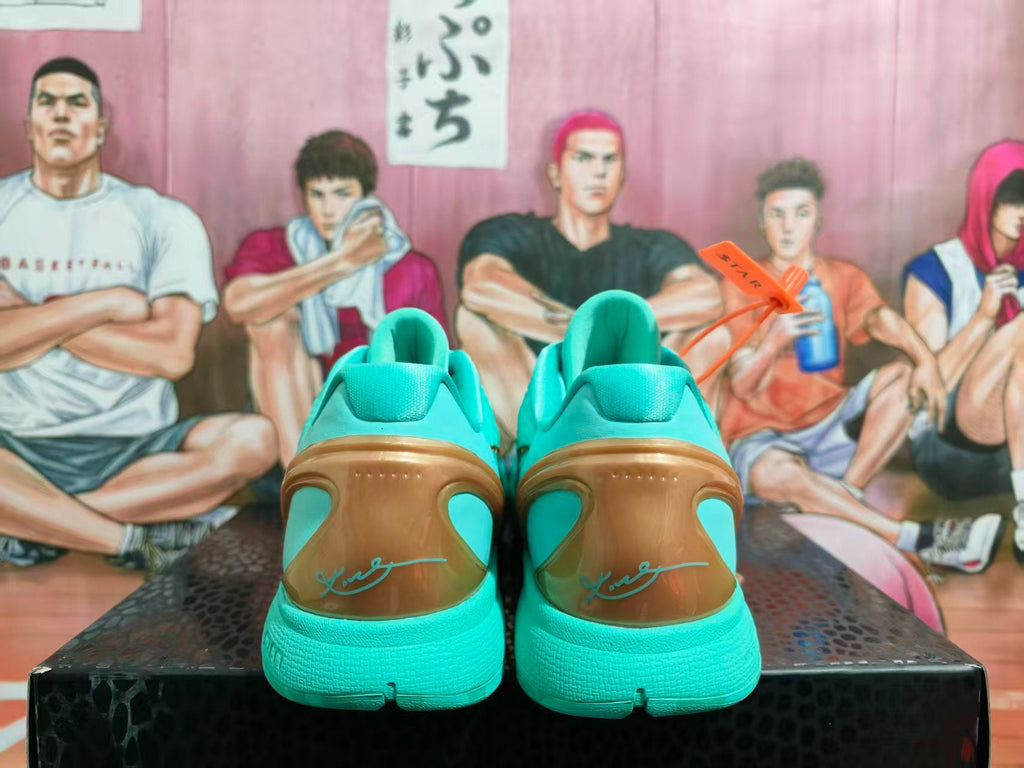 Nike Statue of Liberty Basketball Sneakers Aqua Bronze