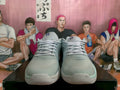 Nike Basketball Sneakers White Gray Blue
