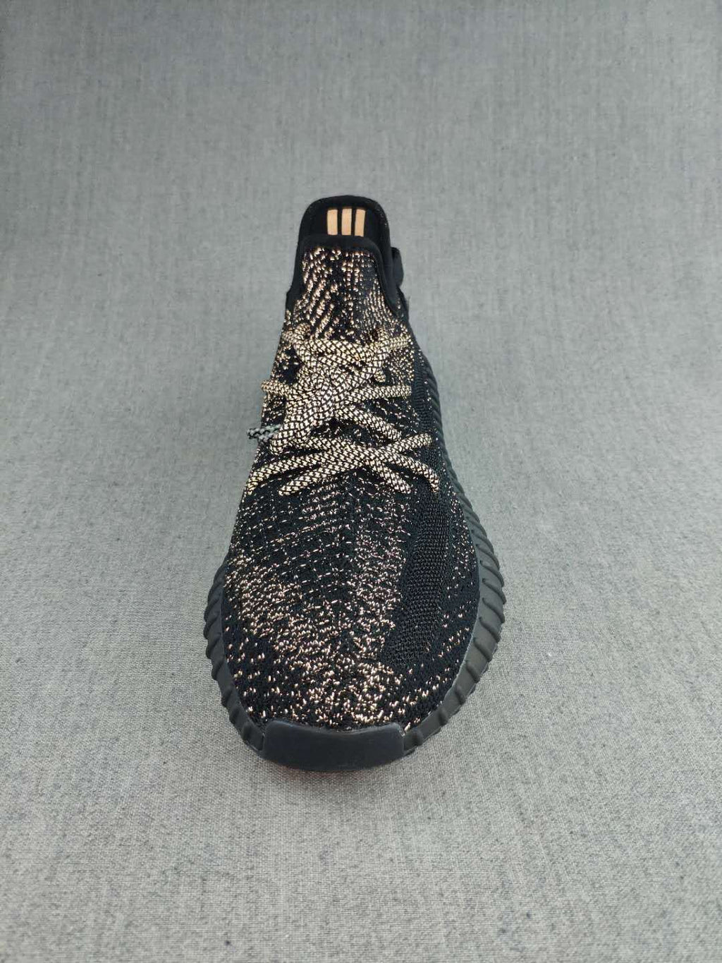 Yeezy 350 V2 Black Reflective-Style Sneakers