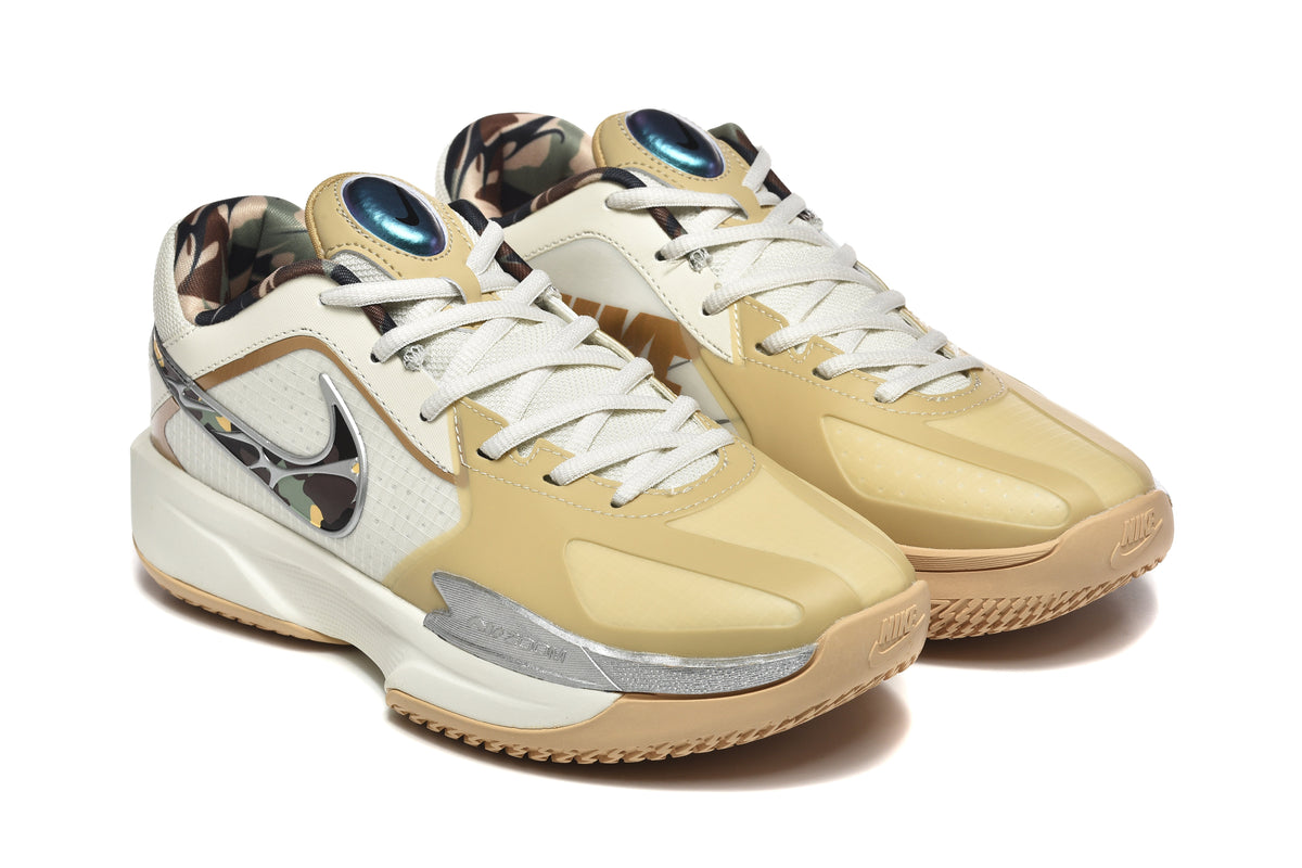 Nike HM3700-291 Basketball Sneakers Khaki/White