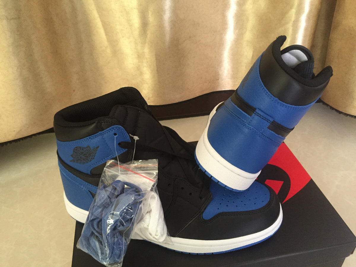 Jordan 1 High Sneakers Black Royal Blue